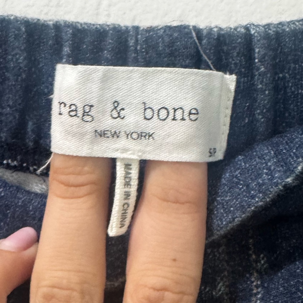 Rag & Bone - Miramar High Rise Wide Leg Cotton Terry Sweatpant Jeans - Picture 6 of 6